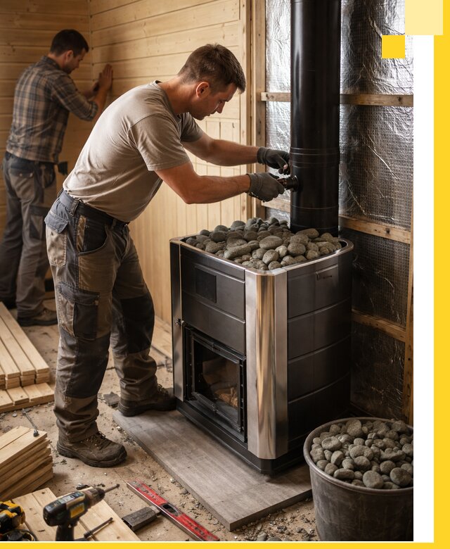 Проектирование и строительство парилок для бани в Вязьме под ключ