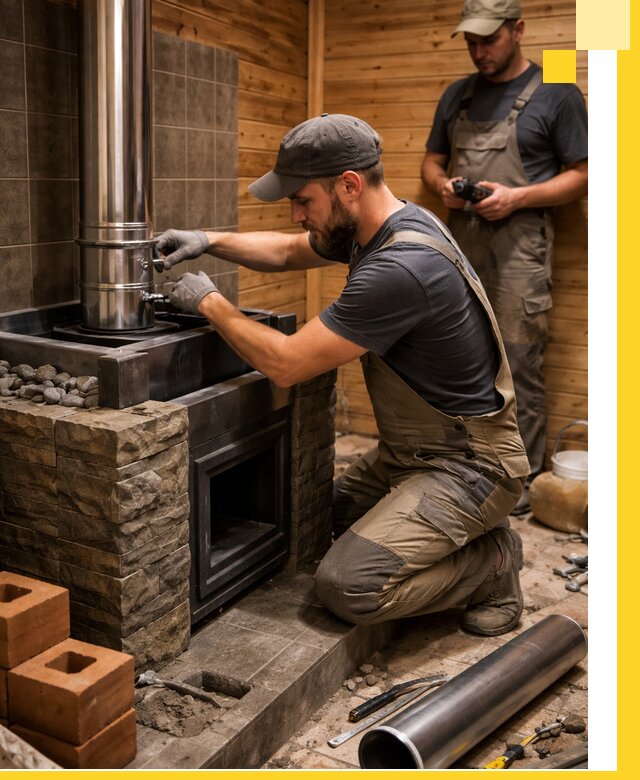 Изготовление и установка банных печей под ключ в Вязьме