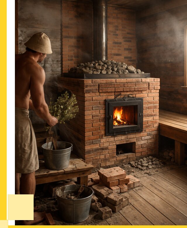 Кирпичные банные печи в Вязьме от 92538 р. | ЭриданВзь