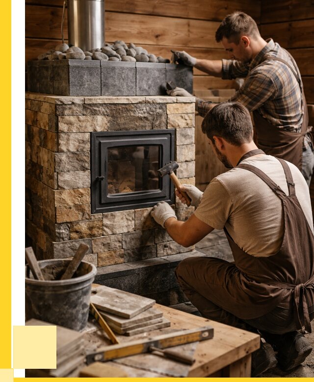 Облицовка банной печи в Вязьме от 15423 р. | ЭриданВзь