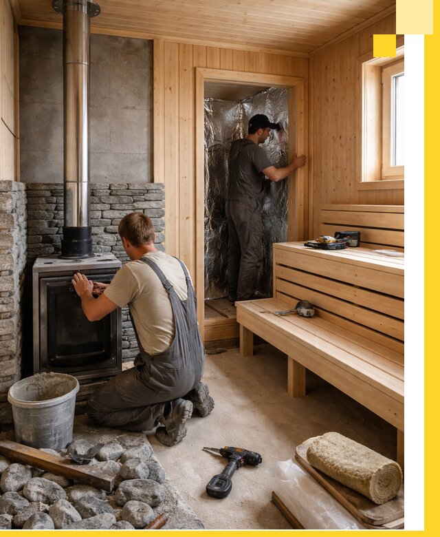 Строительство и изготовление бань под ключ в Вязьме