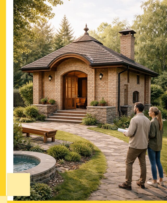 Проект кирпичной бани в Вязьме от 30846 р. | ЭриданВзь