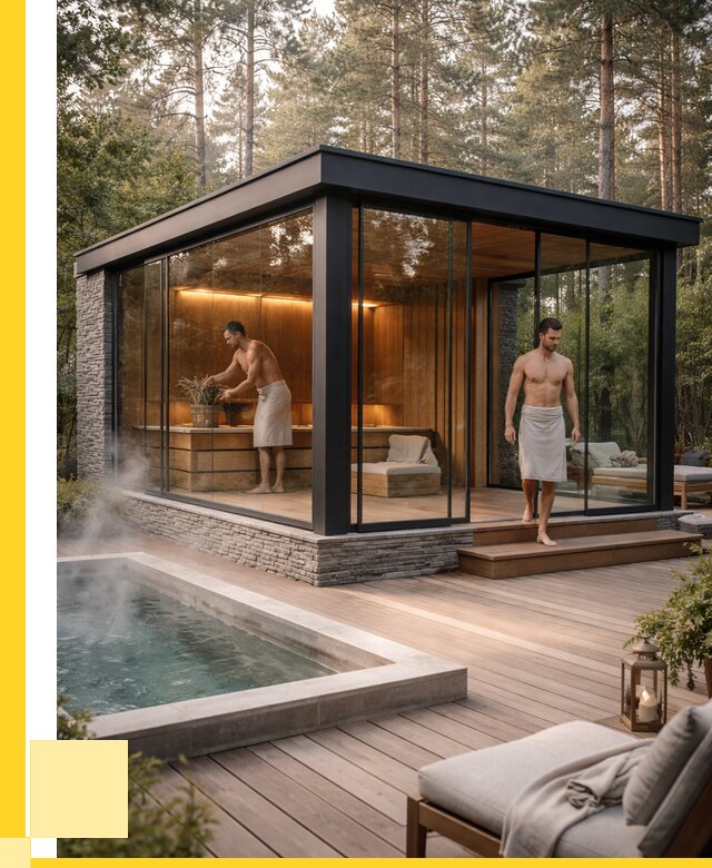 Стеклянные бани и двери в Вязьме от 462690 р. | ЭриданВзь