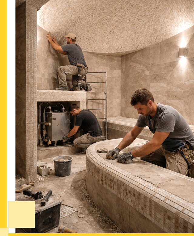 Монтаж хамамов под ключ в Вязьме от 257050 р. ЭриданВзь