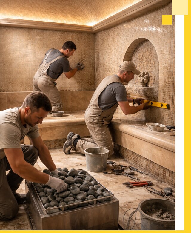 Проектирование и строительство хамама и сауны в Вязьме