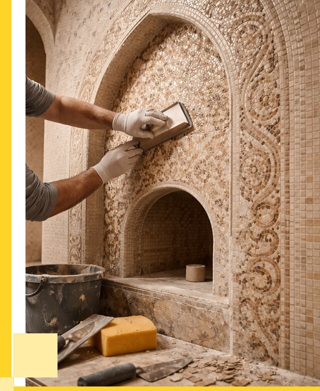 Мозаика для хамама в Вязьме под ключ от 5141 р. | ЭриданВзь