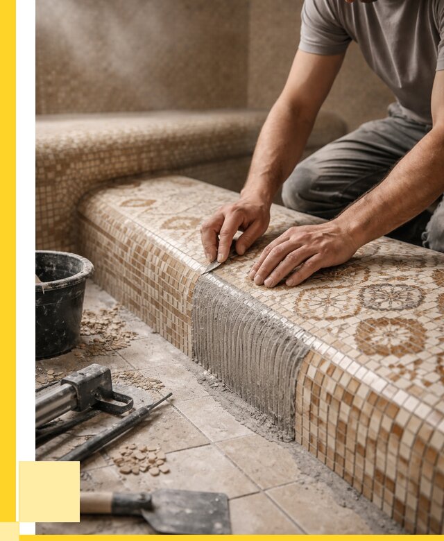 Плитка для хамама под ключ в Вязьме от 3599 р. | ЭриданВзь